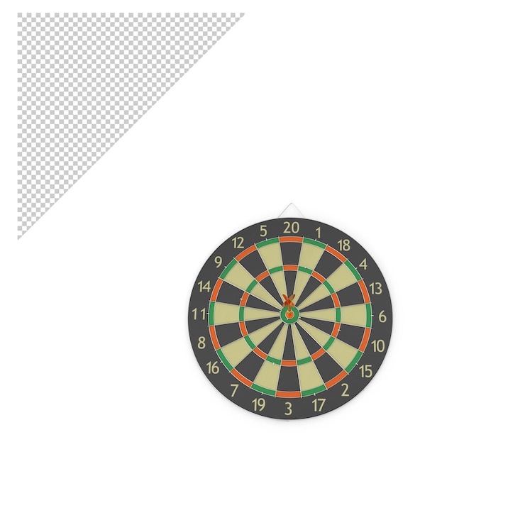 PSD dartboard png