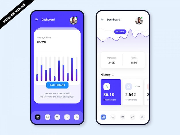 Dashboard App ui-ontwerp