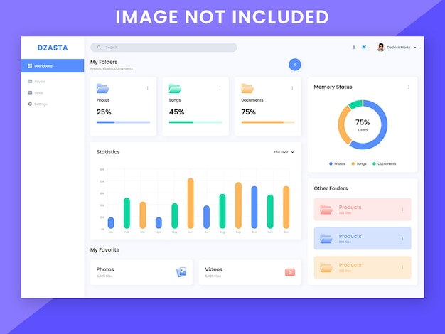 대시보드 UI 웹사이트 템플릿 디자인