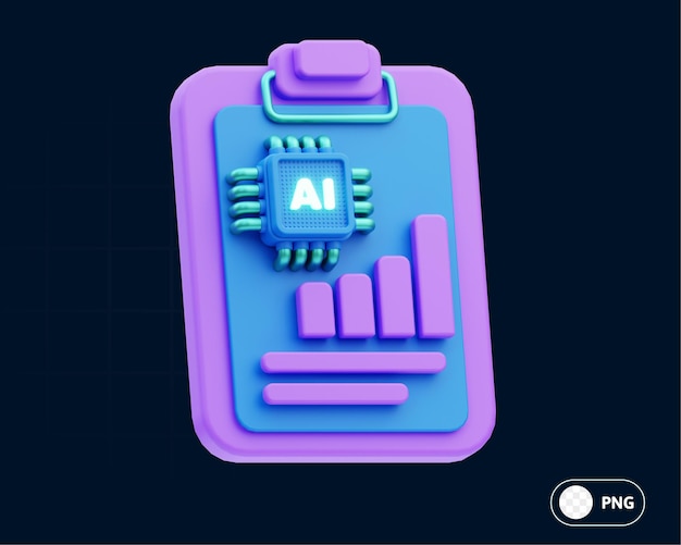 Data-analyse 3D-illustratie