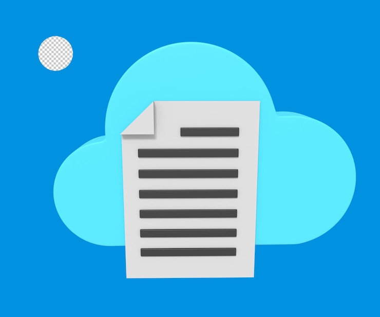 PSD data document on cloud storage