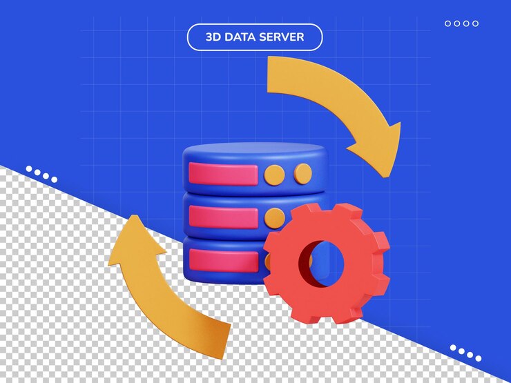 PSD data recovery 3d icon