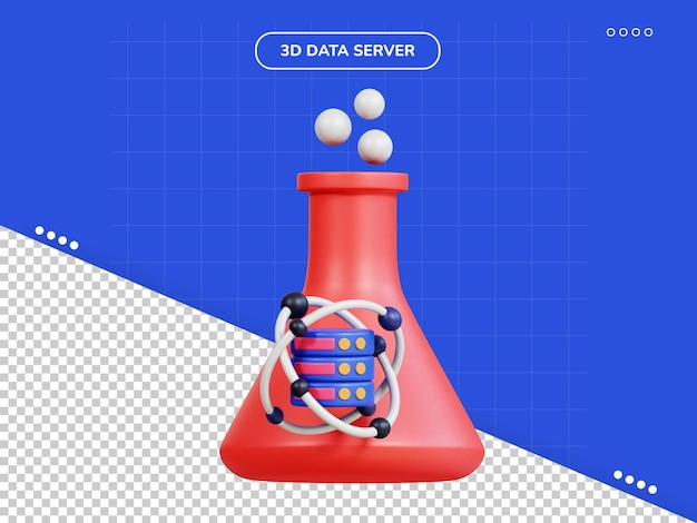 Data science 3d icon