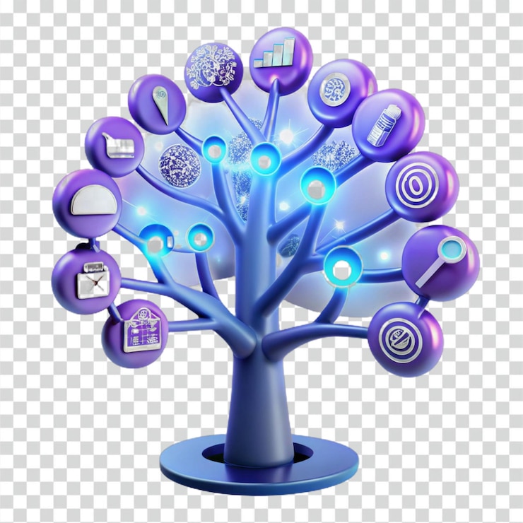 PSD data tree network