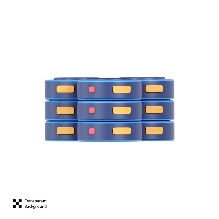 PSD database 3d icon