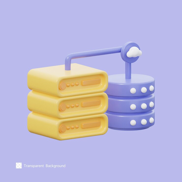 データベース アイコン 3 d レンダリング図