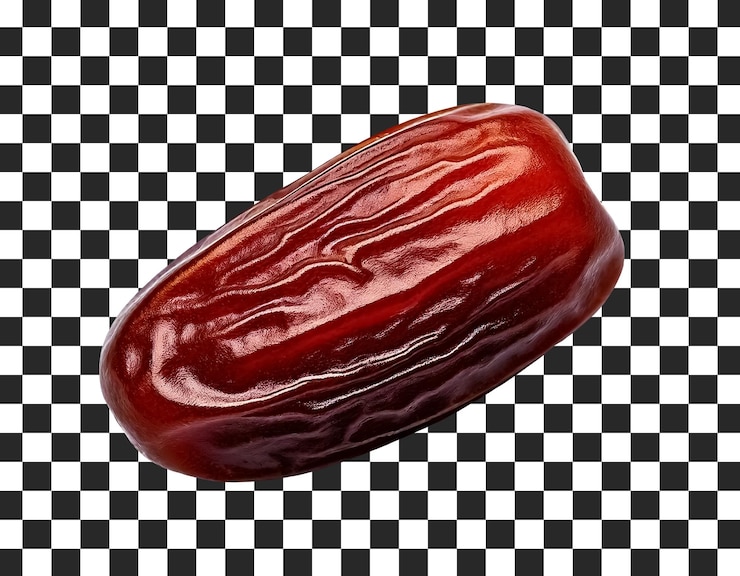PSD a date fruit isolated on transparent background