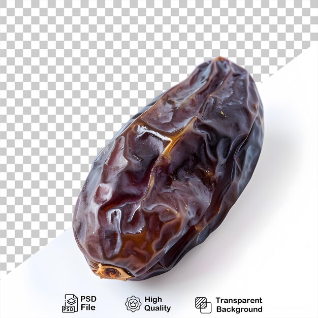 PSD date fruit that is on a transparent background with png file