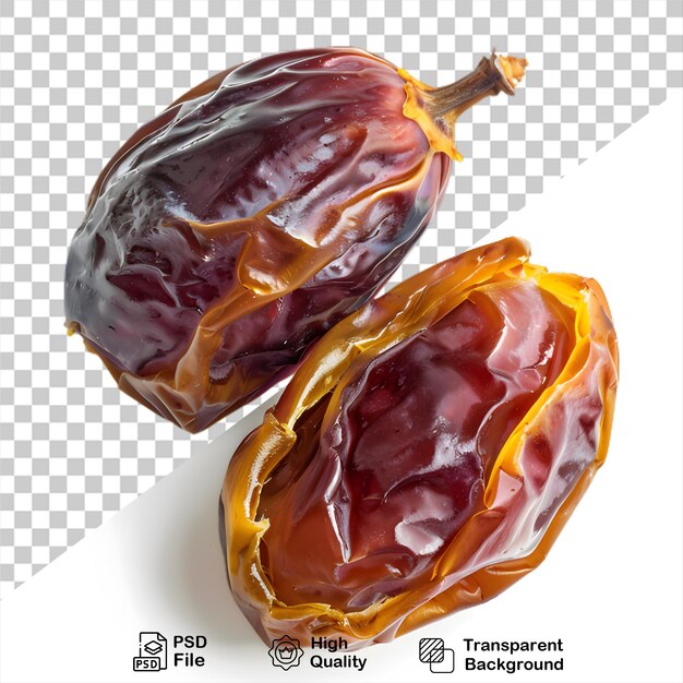 PSD date fruit that is on a transparent background with png file