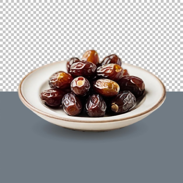 PSD dates isolated on transparent background