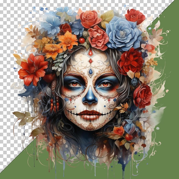 Day of the dead png illustrations