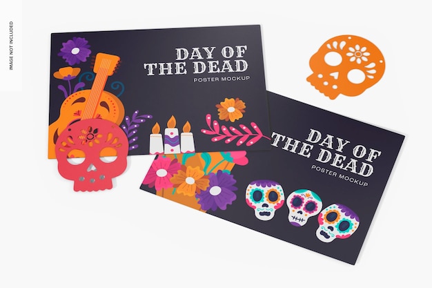 Day of the Dead Posters Mockup