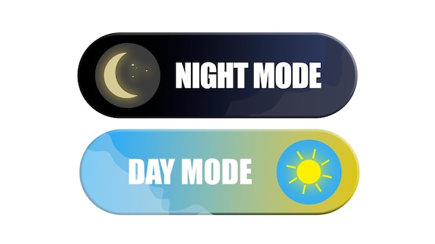 PSD day and night mode icon