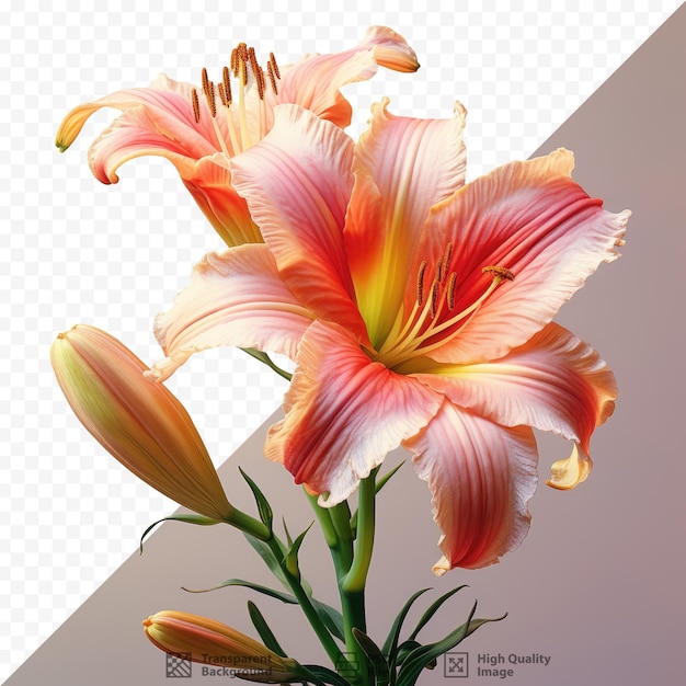 PSD i daylilies sono allevati per i loro bellissimi fiori da appassionati di giardini ed esperti di orticoltura