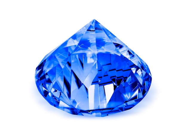 PSD dazzling diamond blue transparent background