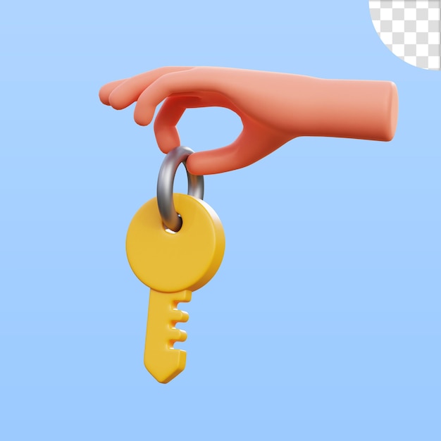 De hand met Key