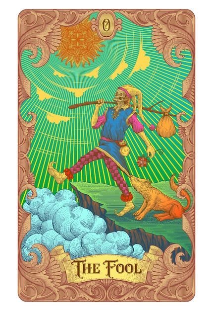 De hiërofante tarotillustratie