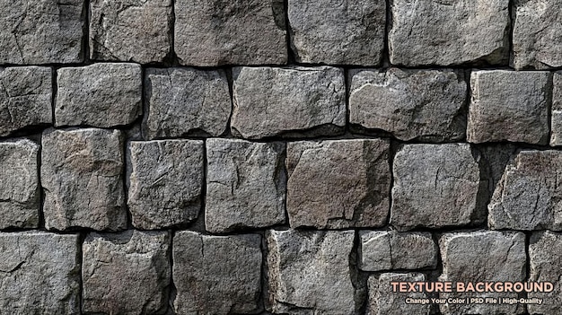 De muur van het gebouw uit de zee van rotsblokken van verschillende kleuren ronde vorm