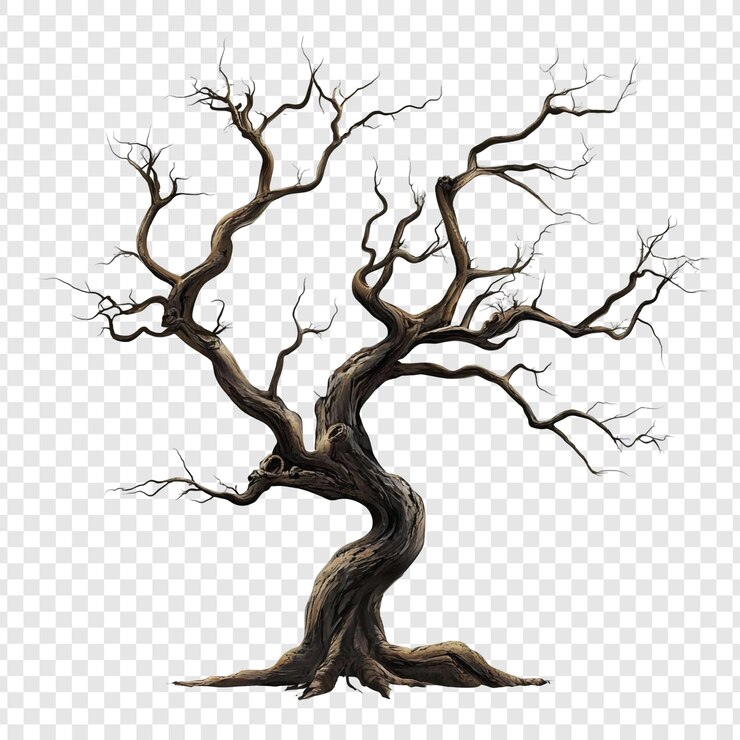 PSD dead tree illustration