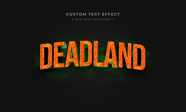 Deadland 3dテキストスタイル