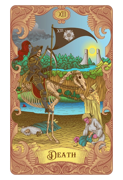 The Death Tarot Illustration