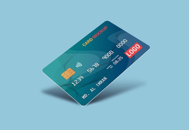 PSD debetkaart smart card plastic kaartmodel