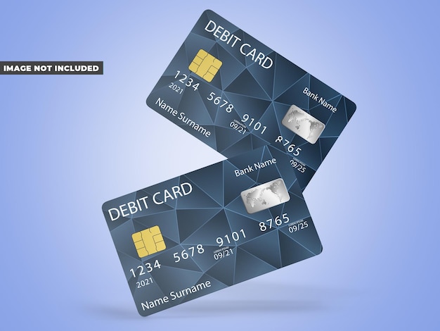 Debit Credit Card Mockup