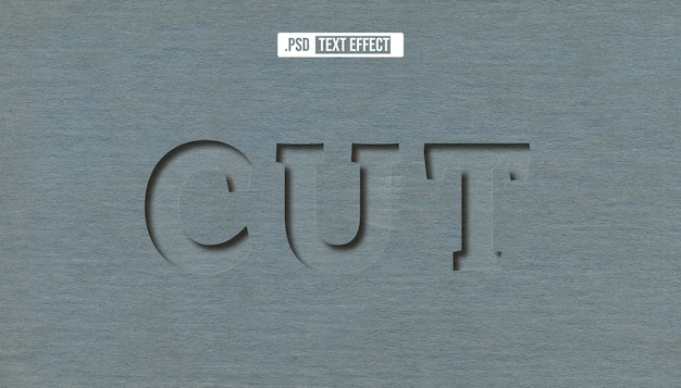 deboss text effect editable template paper text style effect