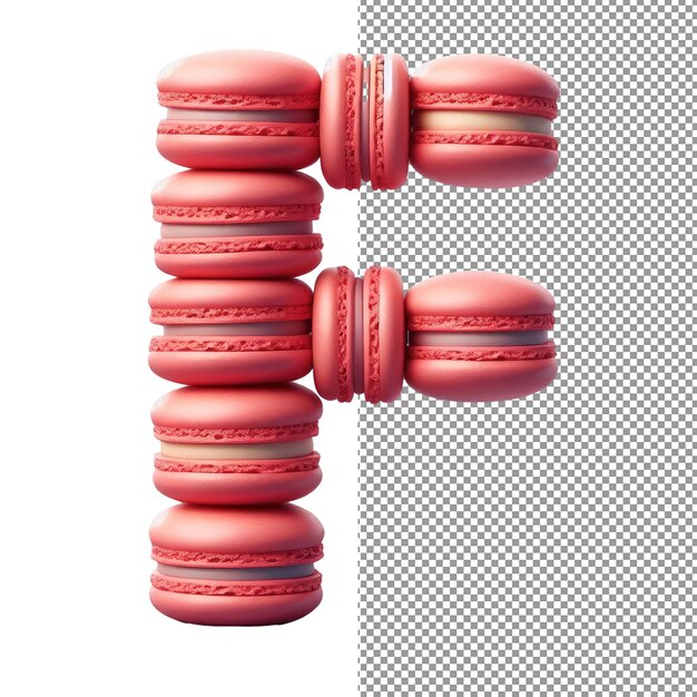 PSD cifre decadenti tuffati negli irresistibili numeri macaron 3d