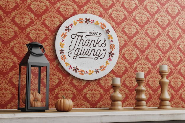 PSD decoraions op thanksgiving day