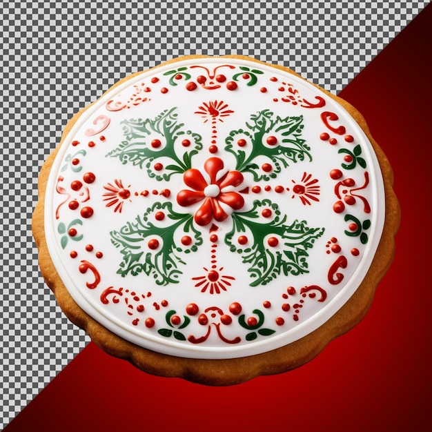 Decorated tasty cookie