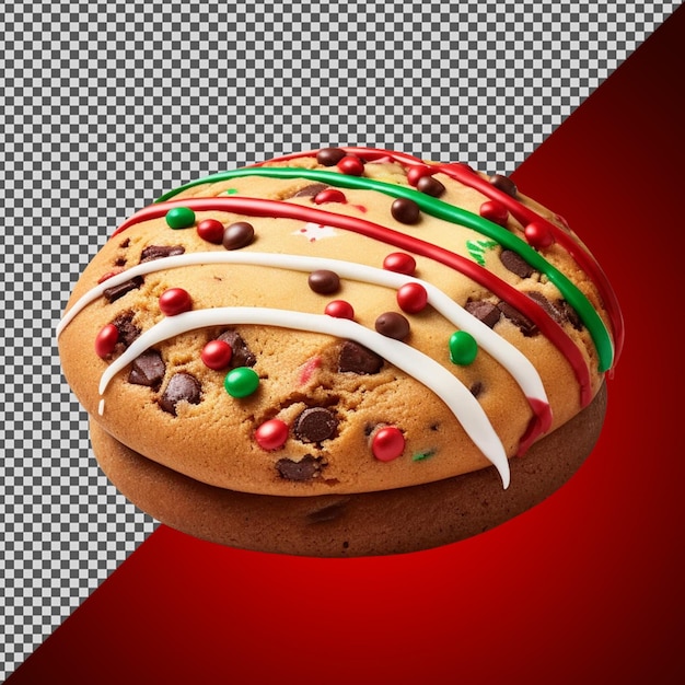 Decorated tasty cookie