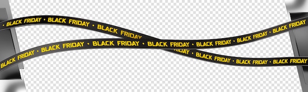 PSD decoratie voor black friday-promotie van sociale mediacampagnes