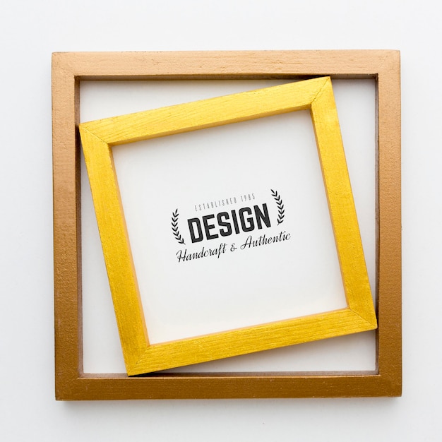 PSD decoratief frame concept mock-up