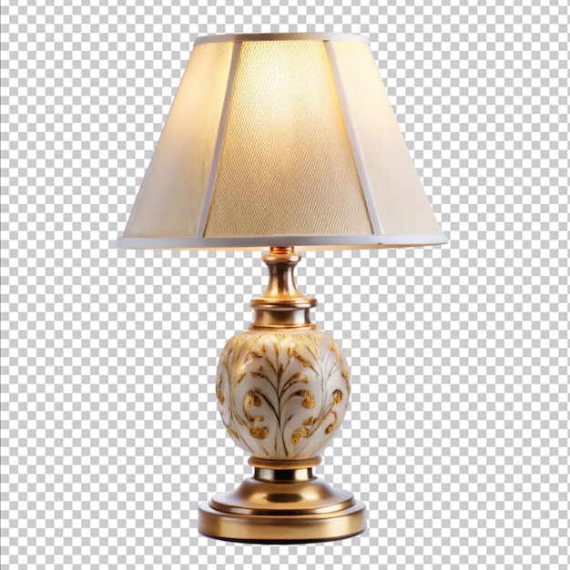 decoratieve lamp voor reclame op witte achtergrond