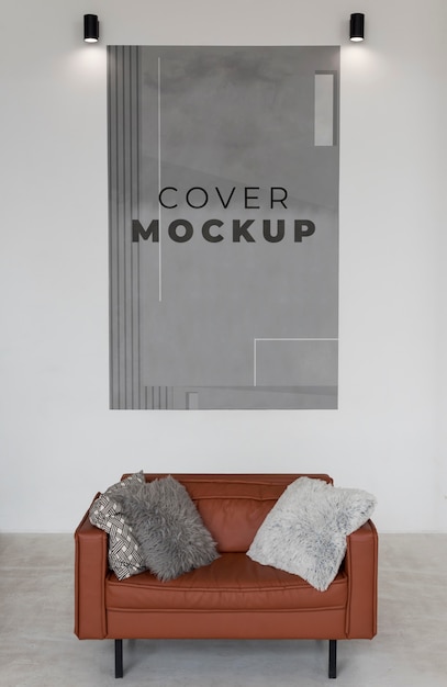 Decoratieve mock-up frame-indeling