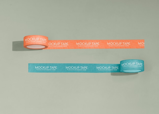 decorative adhesive washi paper mock-up design