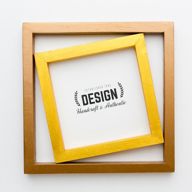 PSD decorative frame concept mock-up