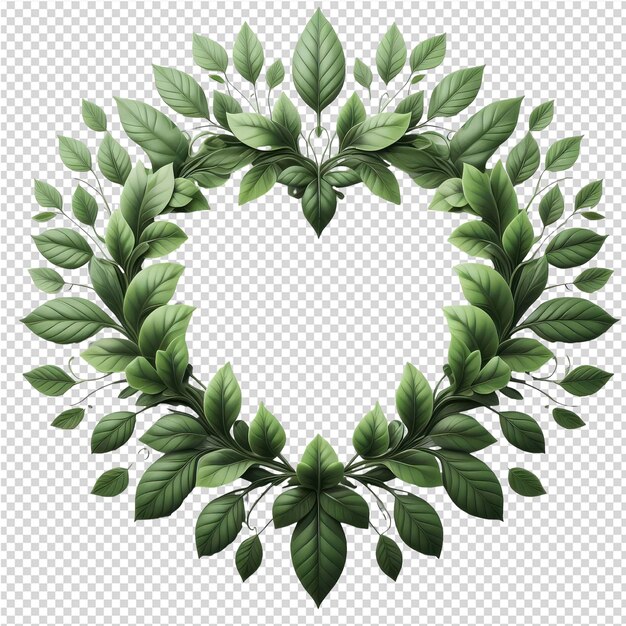 PSD decorative_laurel_wreath_transparent_background