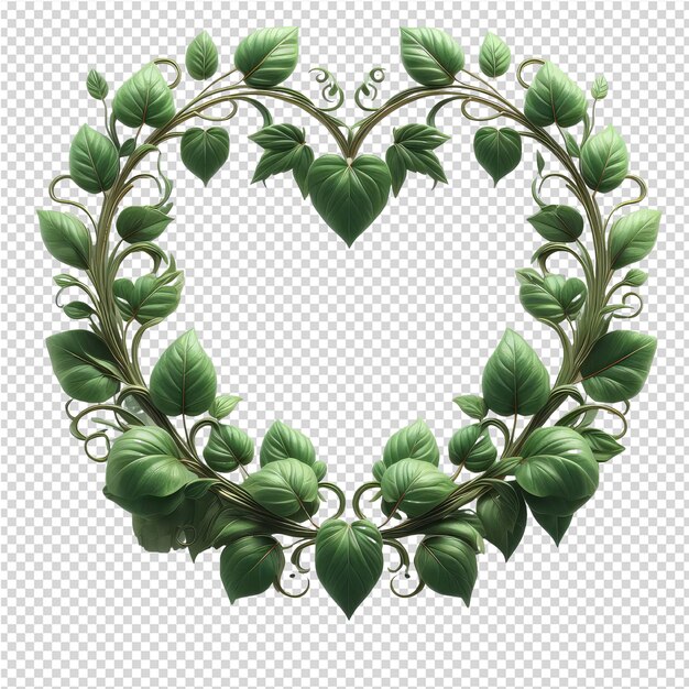 PSD decorative_laurel_wreath_transparent_background