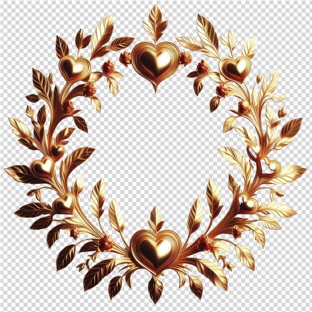 PSD decorative_laurel_wreath_transparent_background