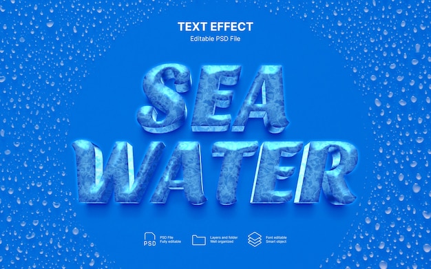 deep sea text effect