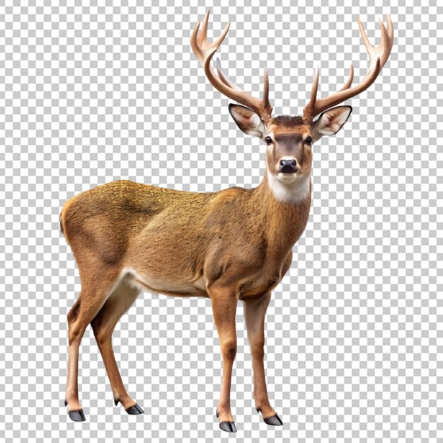 PSD deer animal on a transparent background