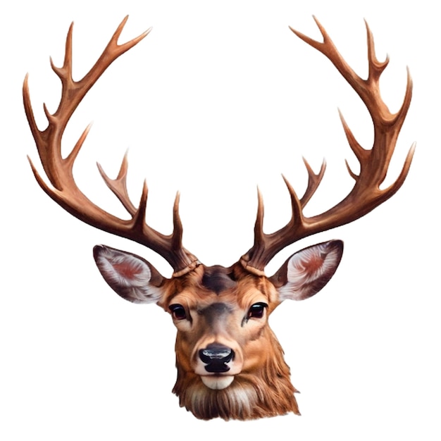 PSD a deer head