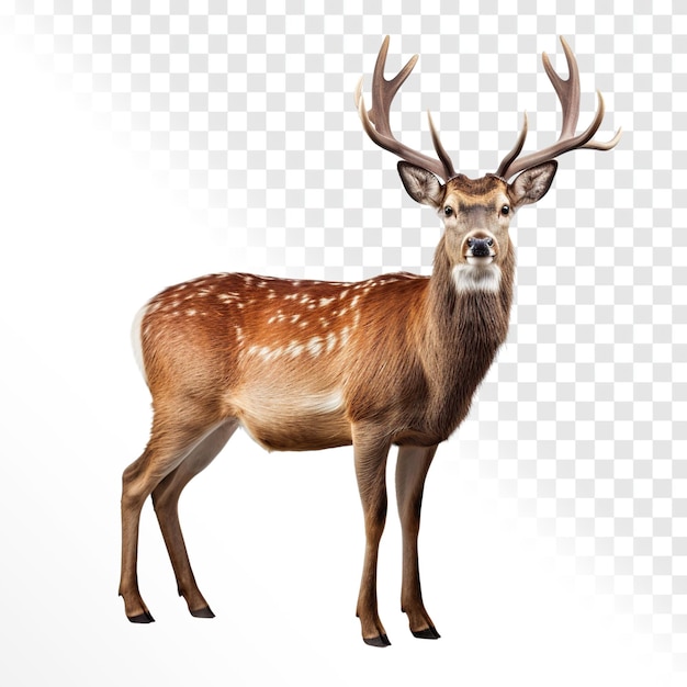 PSD deer side view transparent background