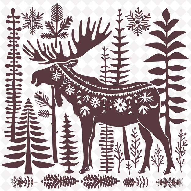 PSD a deer with a deer on it and the words  moose  on it