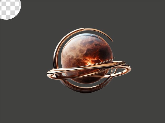 PSD default design a planet with a stunning ring system