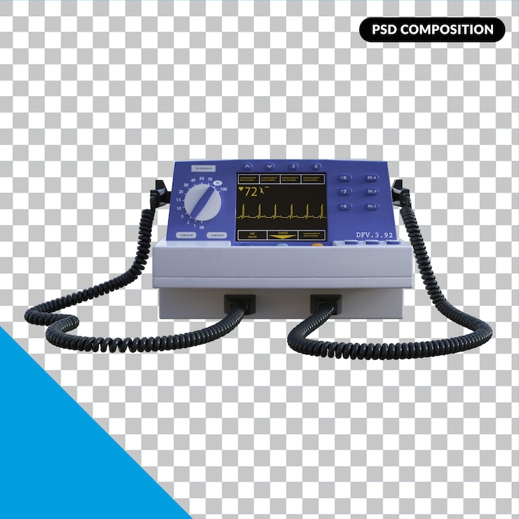 PSD defibrillator medical machine