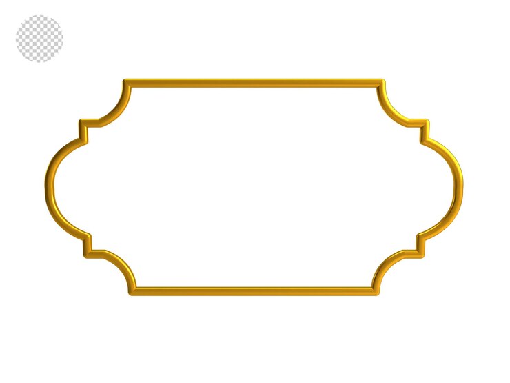 PSD dekoracyjna ramka islamska ramka złota ramka dekoracyjna ramka ramka architektura drzwi okienne