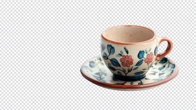 Delicaat met de hand geschilderd porselein theekopje Perfect voor thee liefhebbers en verzamelaars Ideaal voor huisdecoratie of geschenken